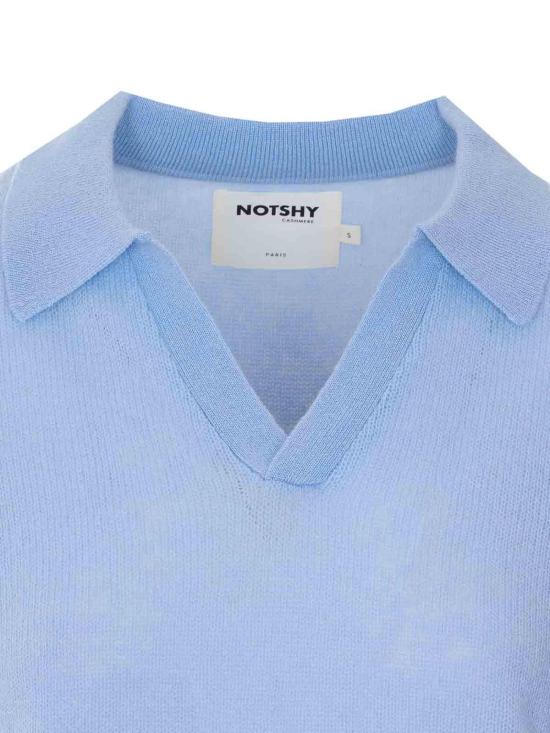 26SS 낫샤이 반팔 티셔츠 NF1N000WSC011 Blue - NOT SHY