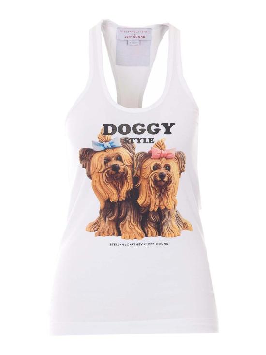 26SS 스텔라 맥카트니 민소매 티셔츠 6J04433SQA339000 White