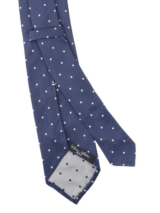 26SS 체사레 아톨리니 넥타이 AT501 001 Blue - CESARE ATTOLINI