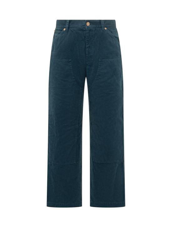 26SS 베르사체 데님 팬츠 10188871A12946 1UO60 PETROL BLUE