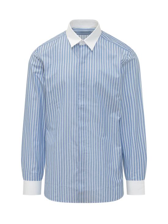 26SS 톰포드 긴팔 셔츠 HLBA02C0028 WUC WHITE BLUE