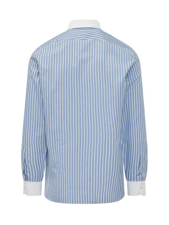 26SS 톰포드 긴팔 셔츠 HLBA02C0028 WUC WHITE BLUE - TOMFORD