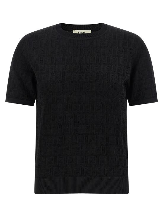 26SS 펜디 가디건 FZXD57AUZRF0GME Black