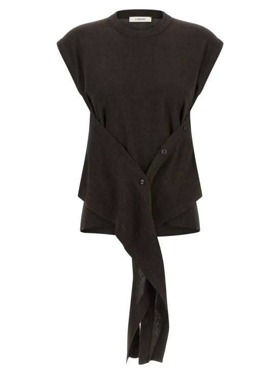 26SS 르메르 반팔 티셔츠 PO0002LK087BR397 Brown