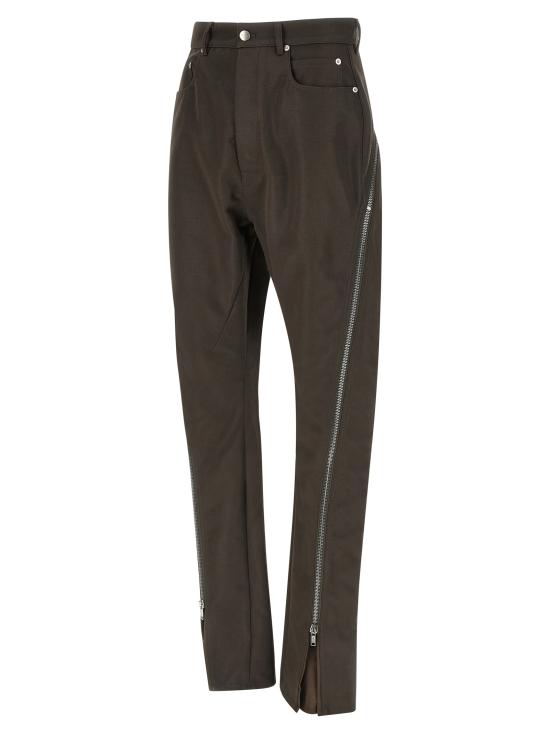 26SS 릭 오웬스 스트레이트 팬츠 RU01F2343CDU78 Brown - RICK OWENS