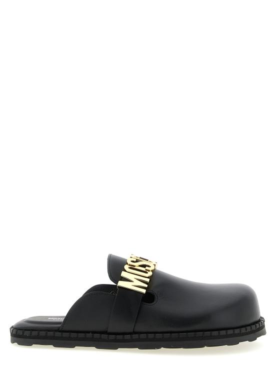 26SS 모스키노 플랫 슈즈 MA10162G1OMF0000 Black