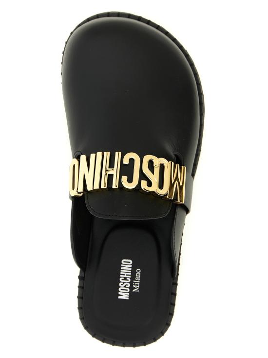 26SS 모스키노 플랫 슈즈 MA10162G1OMF0000 Black - MOSCHINO