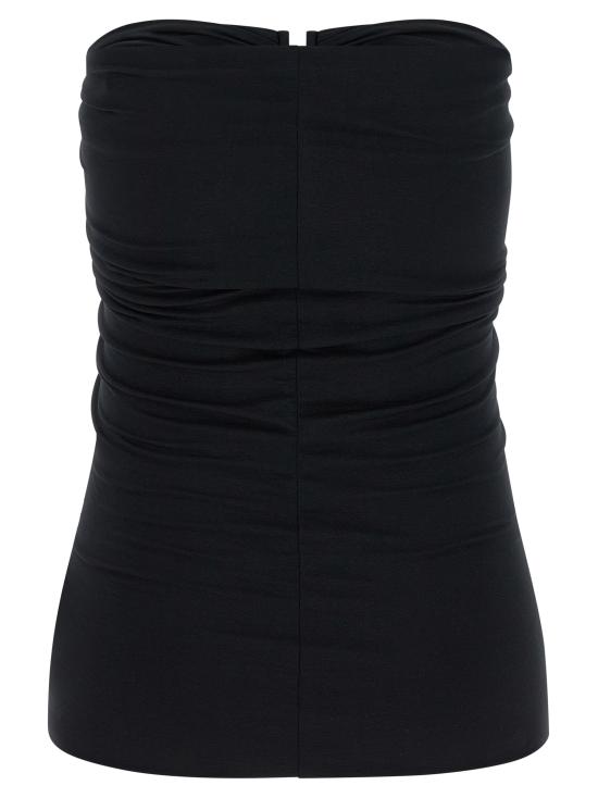 26SS 릭 오웬스 이브닝 티셔츠 RP01F6123JNDB09 Black - RICK OWENS