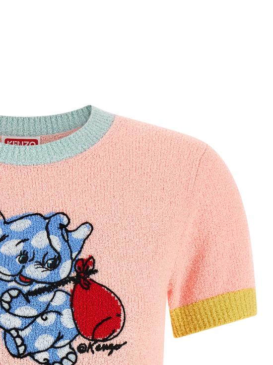 26SS 겐조 반팔 티셔츠 FG52TO6323DJ32 Pink - KENZO