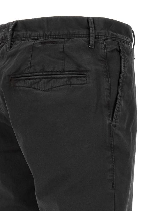 26SS 인코텍스 스트레이트 팬츠 18S1009664C990 Black - INCOTEX