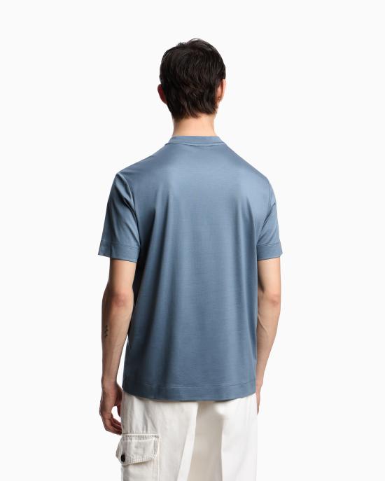 26SS 엠포리오 아르마니 반팔 티셔츠 EM003649 AF18312 U9302 China blue - EMPORIO ARMANI