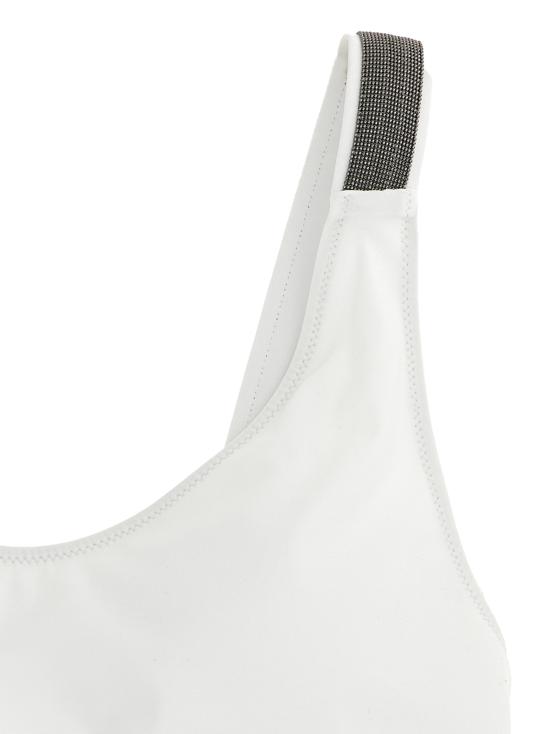 26SS 브루넬로 쿠치넬리 원피스 수영복 ML902VS699C001 White - BRUNELLO CUCINELLI