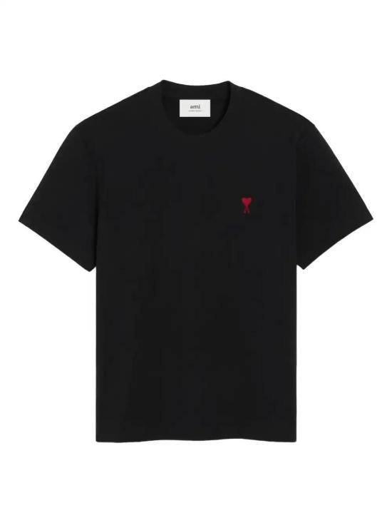 26SS 아미 반팔 티셔츠 BFUTS035724 001 Black - AMI