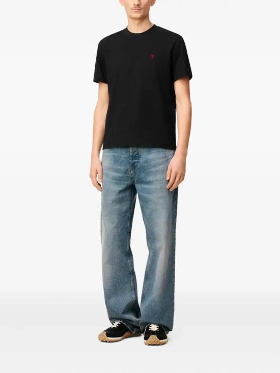 26SS 아미 반팔 티셔츠 BFUTS035724 001 Black