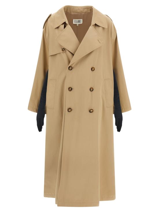 26SS MM6 메종마르지엘라 코튼 트렌치 코트 S52AH0084M35368154 Beige - MM6 MAISON MARGIELA