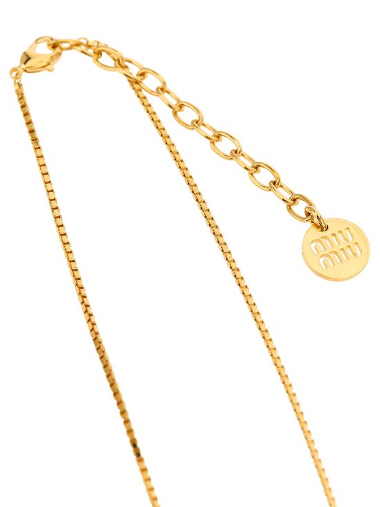 26SS 미우미우 목걸이/팬던트 5IC3052DNCF0NXA Gold - MIU MIU