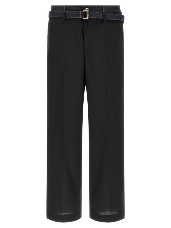 26SS 사카이 스트레이트 팬츠 2603903M027 Black