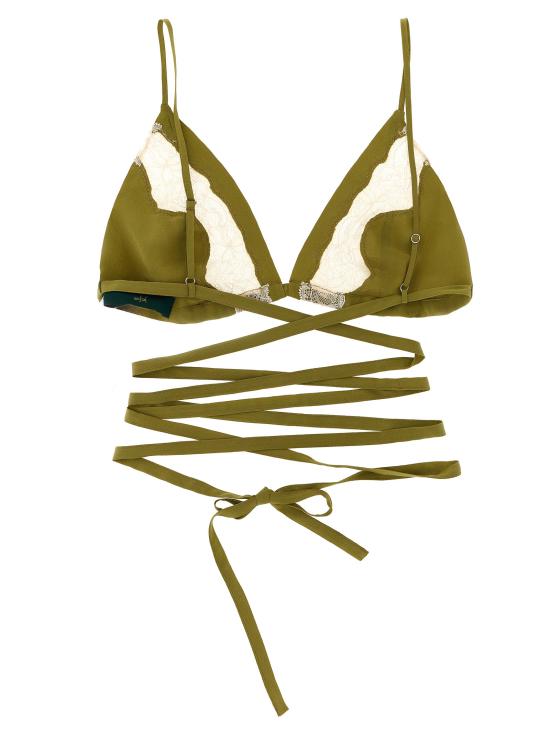 26SS 제지아 브라 MJD1854141BIKHAKISILK Green - JEJIA