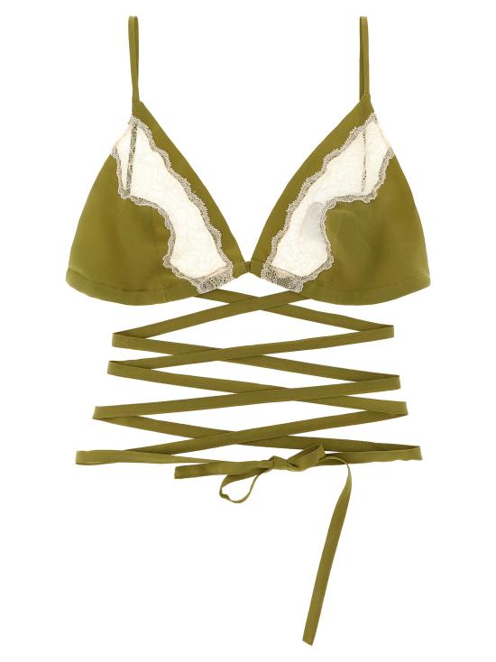 26SS 제지아 브라 MJD1854141BIKHAKISILK Green