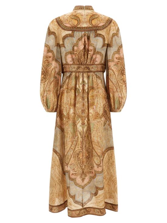 26SS 짐머만 미디 원피스 5753DRS262TPML Brown - ZIMMERMANN