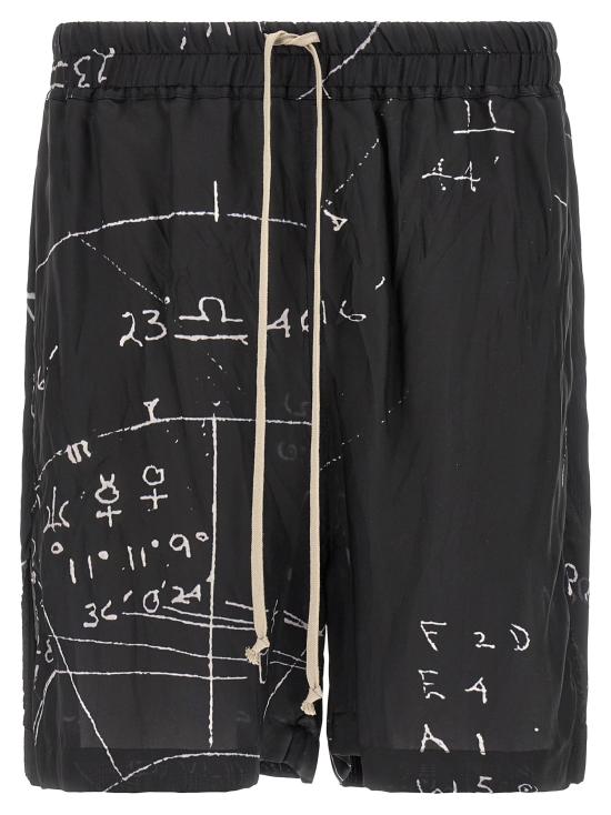 26SS 릭 오웬스 숏팬츠 RU01F2397KP10911 White Black