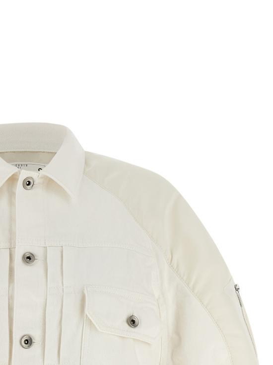 26SS 사카이 데님 자켓 2608312151 White - SACAI