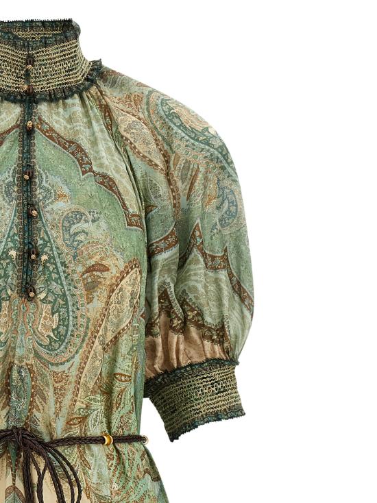 26SS 짐머만 롱 원피스 5581DRS262TPTM Green - ZIMMERMANN