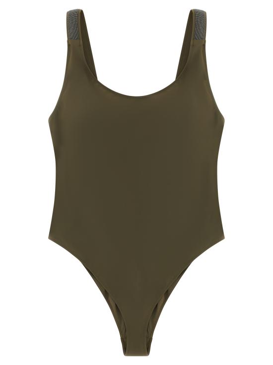 26SS 브루넬로 쿠치넬리 원피스 수영복 ML902VS699C375 Green