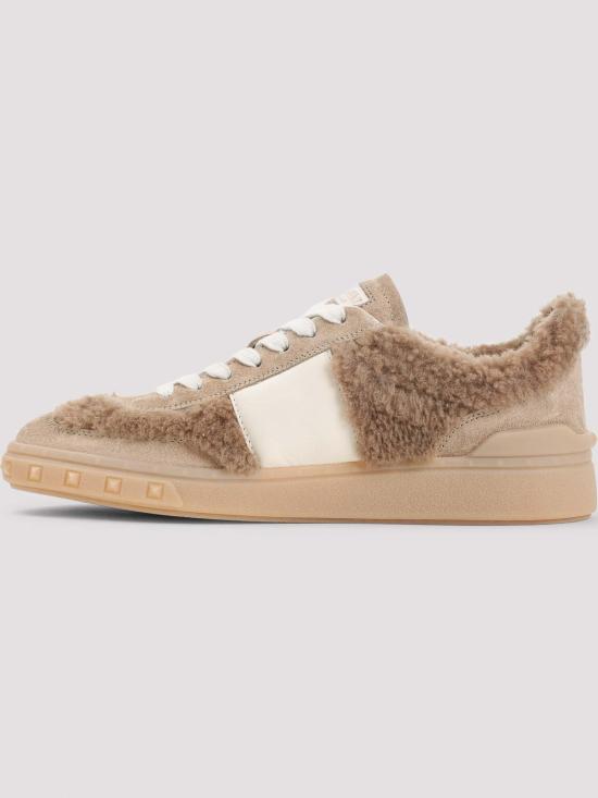 25FW 발렌티노 가라바니 레이스업 로우탑 스니커즈 7W2S0IL9XXIDGZ CAMMELLO GLACE AMBRA DOM - VALENTINO GARAVANI