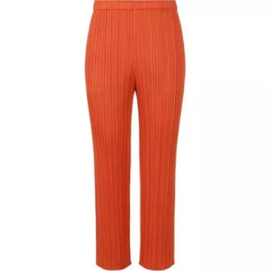  플리츠플리즈 베이직 플리츠 팬츠 PP38 JF153 26 ORANGE RED DOM