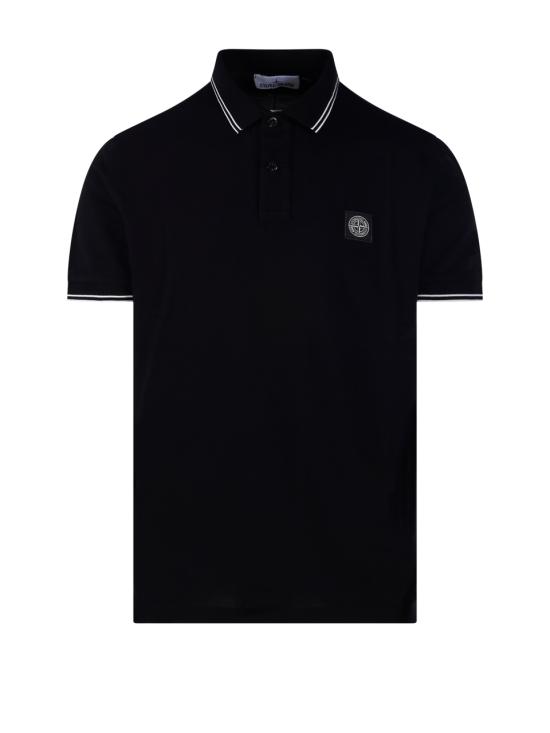 26SS 스톤 아일랜드 폴로 티셔츠 S152200010 S0018 V0029 BLACK