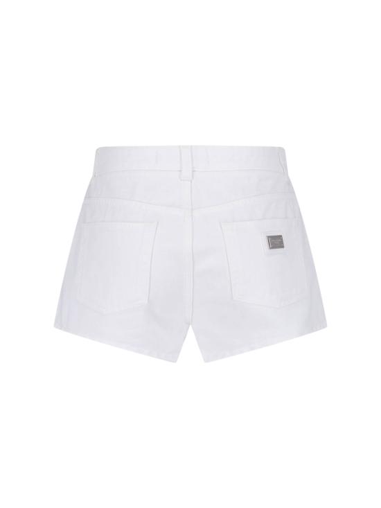 26SS 돌체앤가바나 스트레이트 팬츠 FTC7DD G8OT6 S9001 White - DOLCE & GABBANA