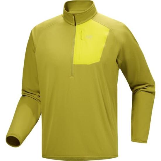  아크테릭스 델타 1/2 짚 넥 맨 ATPFM10550 OLIVE MOSS EUPHORIA DOM