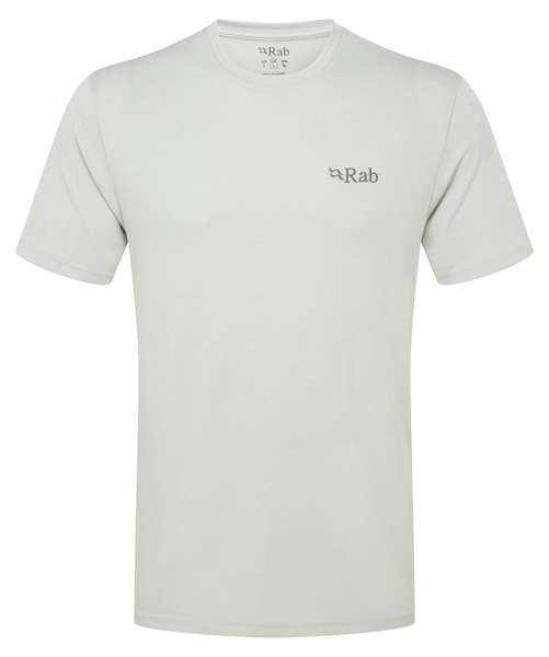  랩 반팔 티셔츠 QBL67LZN LIGHT ZINC DOM