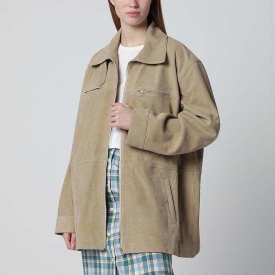 26SS 하프보이 가죽 자켓 HS261WL012LT006 Beige