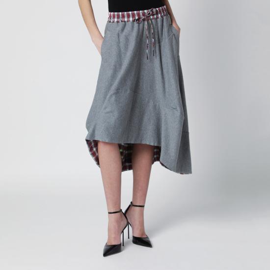 26SS 비비안웨스트우드 미디 스커트 1J01000JJ00AH Grey