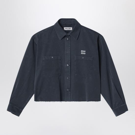 26SS 미우미우 데님 셔츠 GWC135OOO17AE Grey