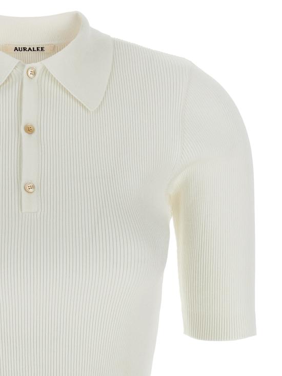 26SS 오라리 폴로 티셔츠 A00P01HRWHITE White - AURALEE