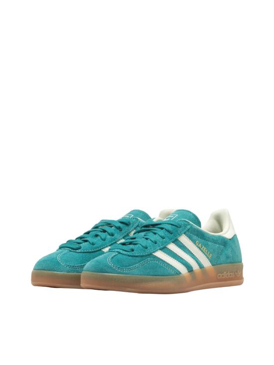25FW 아디다스 가젤 인도어 JQ8391 PURTEA OWHITE GOLDMT VERDE - ADIDAS