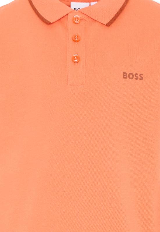 25SS [키즈] 보스 폴로 셔츠 J52011 415 RED - BOSS