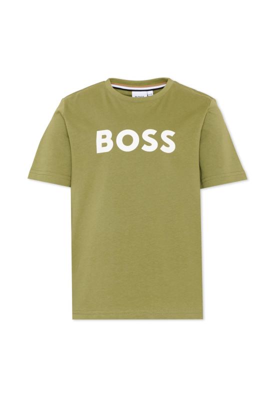 25SS [키즈] 보스 티셔츠 J52030 673 GREEN