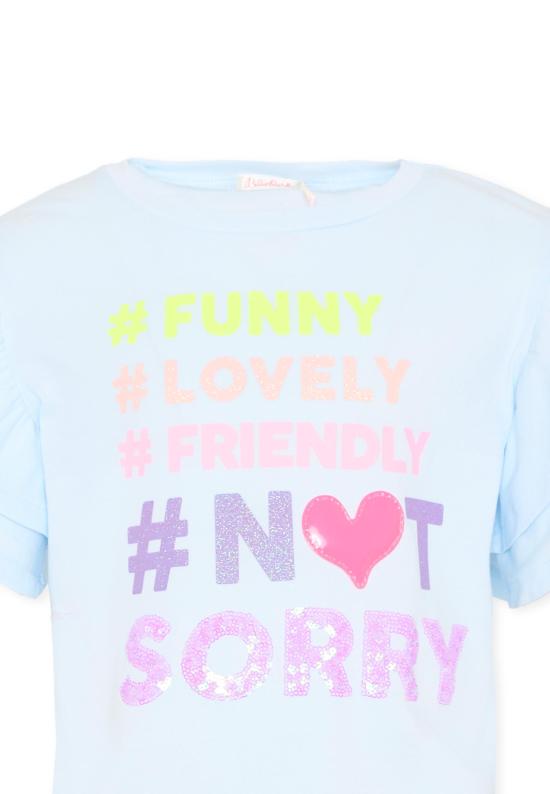 25SS [키즈] 빌리블러쉬 티셔츠 U20928 76F WHITE - BILLIEBLUSH