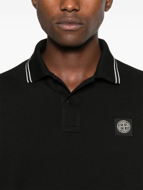 26SS 스톤 아일랜드 폴로 티셔츠 L1S15 2200012 S0018 V0029 Black - STONE ISLAND