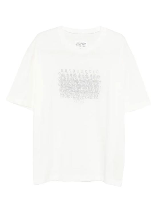 26SS 마르지엘라 반팔 티셔츠 S50GC0732 M20164 971 OFF WHITE
