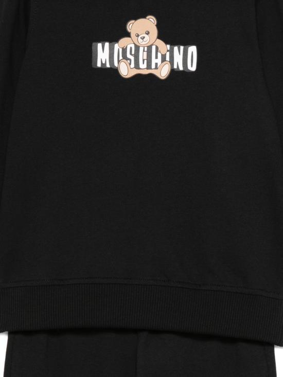 26SS [키즈] 모스키노 점프수트 HPK03E LCA1960100 Black - MOSCHINO
