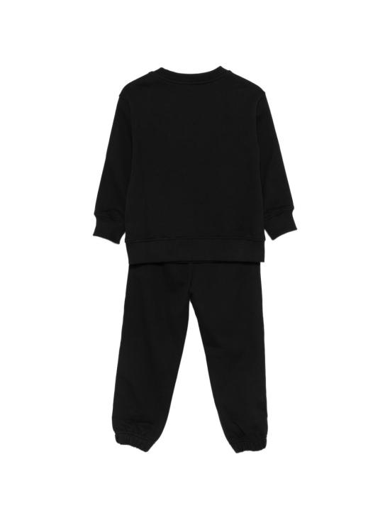 26SS [키즈] 모스키노 점프수트 HUK04F LCA8660100 Black - MOSCHINO