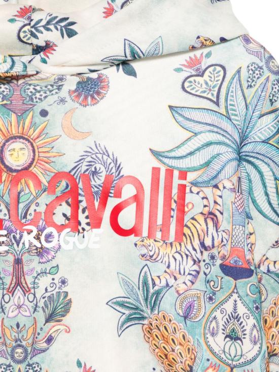 26SS [키즈] 저스트까발리 트레이닝 상의 JGP26116FEG4 TRGARDEN Fantasia - JUST CAVALLI