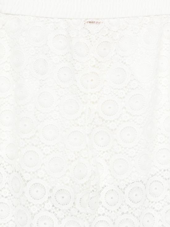 26SS [키즈] 트윈셋 스트레이트 팬츠 261GJ2Q21 00526 White - TWINSET