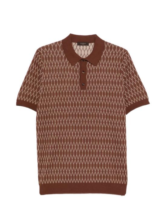 26SS 자노네 폴로 티셔츠 810362 ZQ312Z3040 Brown