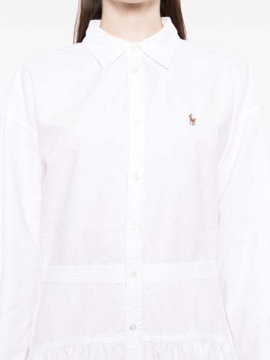 26SS 폴로 랄프로렌 미디 원피스 211B22755 002 White - POLO RALPH LAUREN